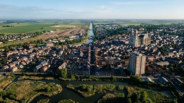 Vue aérienne — Aisne — illustration, ne représente aucun établissement