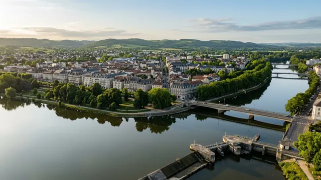 Vue aérienne — Allier — illustration, ne représente aucun établissement