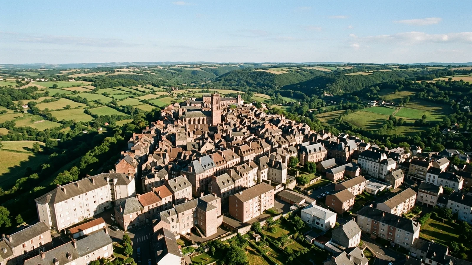 Paysage Aveyron — illustration, ne représente aucun établissement