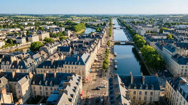 Vue aérienne — Calvados — illustration, ne représente aucun établissement