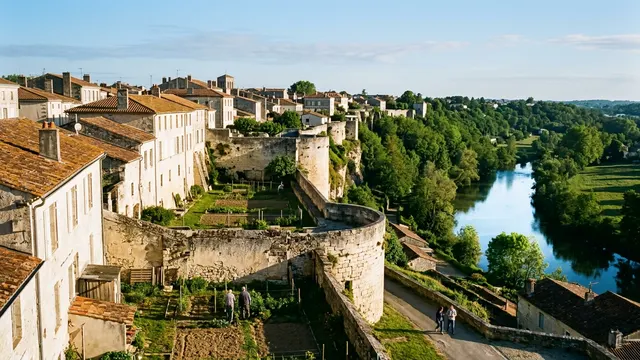 Vue aérienne — Charente — illustration, ne représente aucun établissement