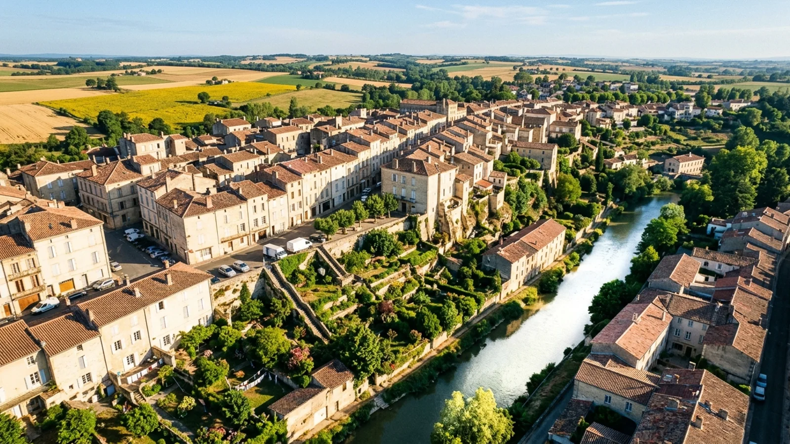 Paysage Gers — illustration, ne représente aucun établissement
