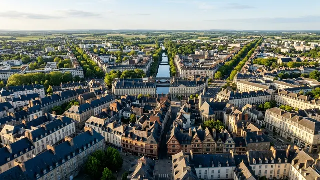 Vue aérienne — Ille-et-Vilaine — illustration, ne représente aucun établissement