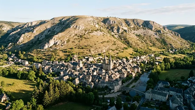 Vue aérienne — Lozère — illustration, ne représente aucun établissement