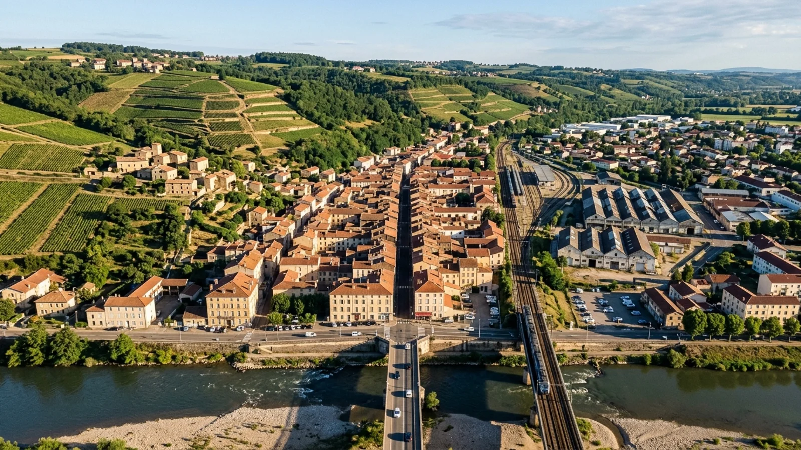 Paysage Rhône — illustration, ne représente aucun établissement