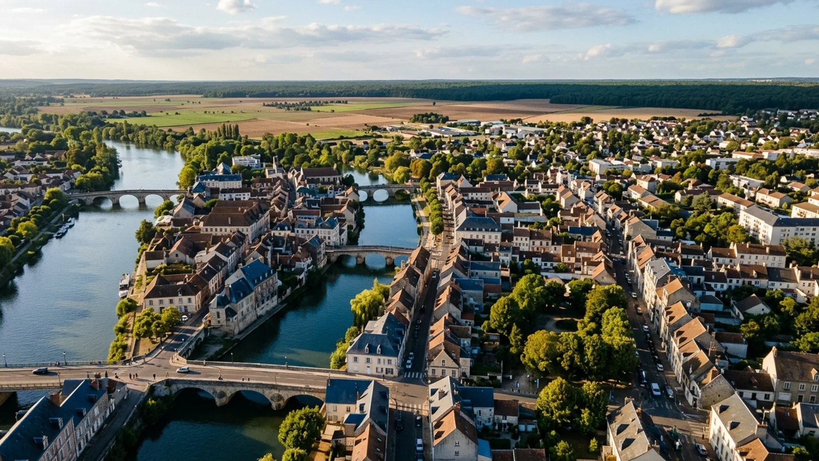 Paysage Seine-et-Marne — illustration, ne représente aucun établissement
