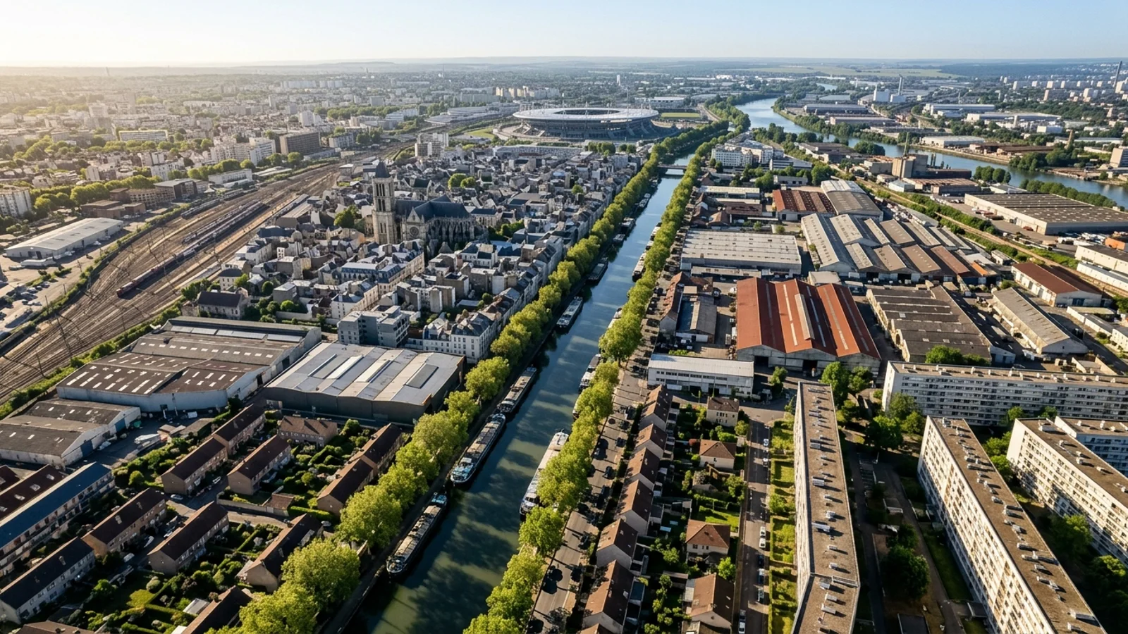 Paysage Seine-Saint-Denis — illustration, ne représente aucun établissement