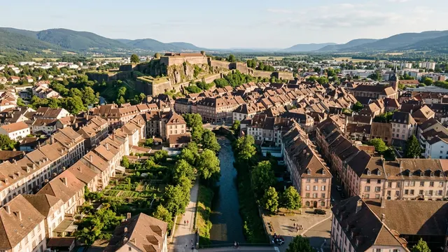 Vue aérienne — Territoire de Belfort — illustration, ne représente aucun établissement