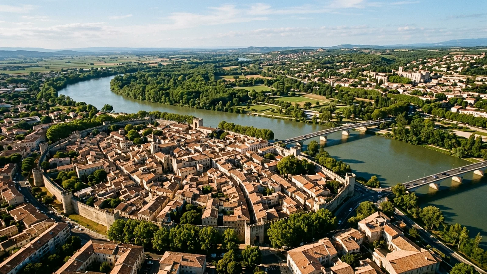 Paysage Vaucluse — illustration, ne représente aucun établissement