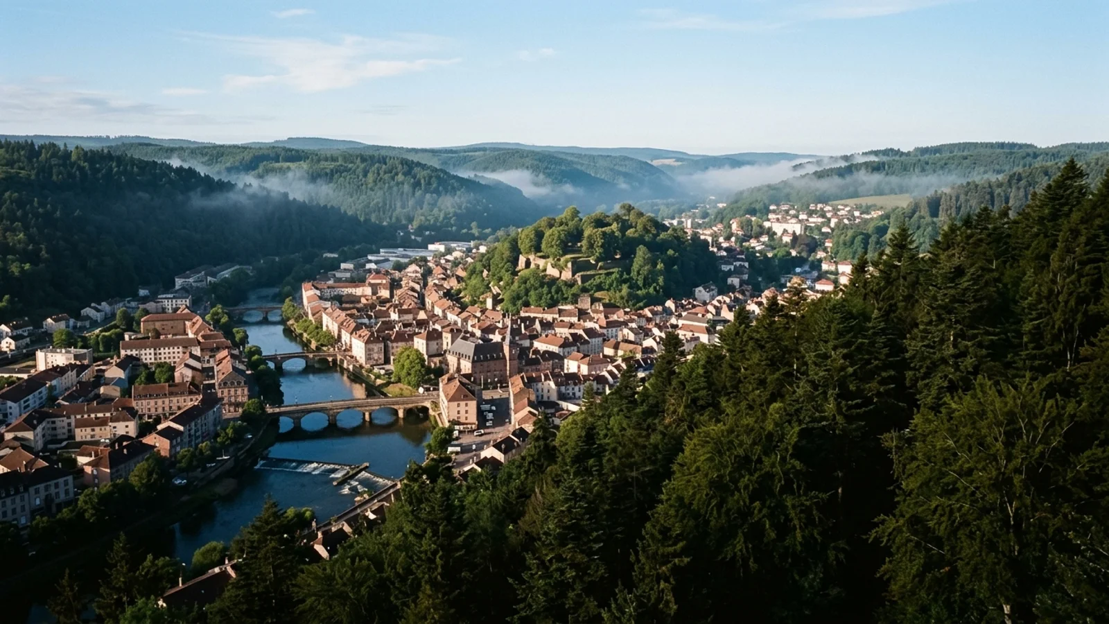 Paysage Vosges — illustration, ne représente aucun établissement